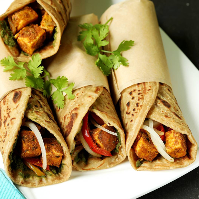 Paneer Tikka Roll
