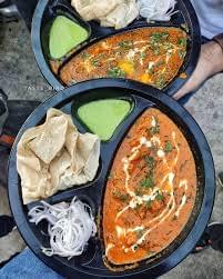 2 Rumali Roti, Tawa Chaap Gravy & Salad - Image 2